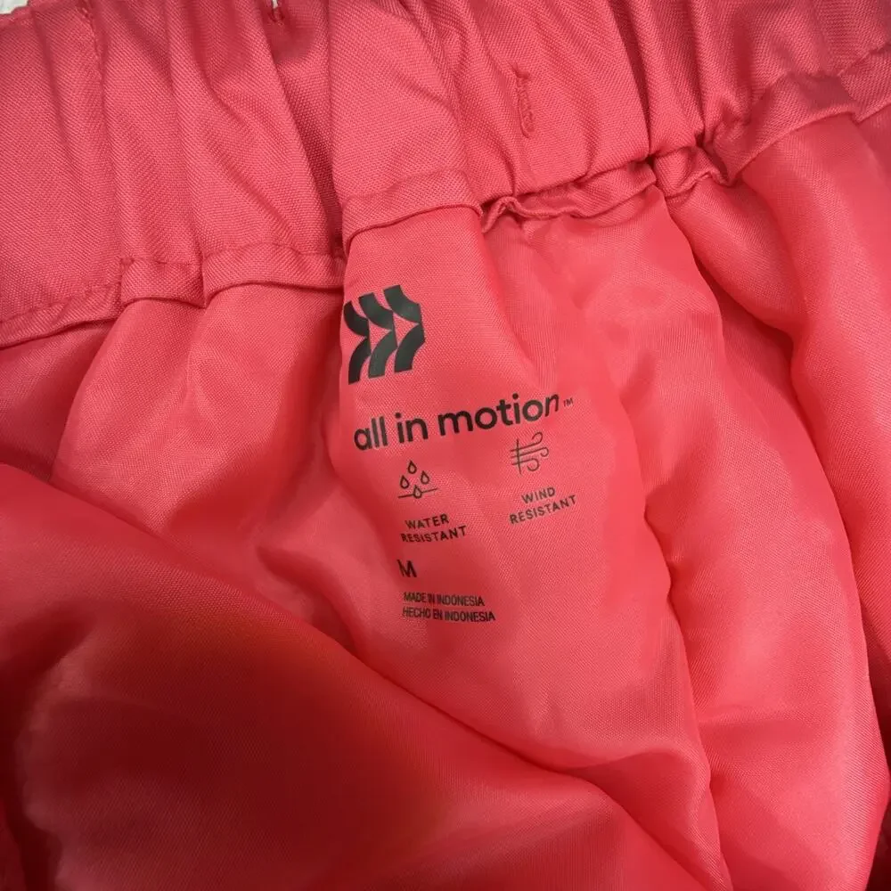 All In Motion Youth Pink Snow Pants Waterproof Warm Ski Snowboard Size M
